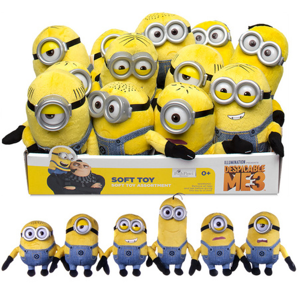 Plush Minions Classic 13cm. (6 designs) - Posh Paws #9055 